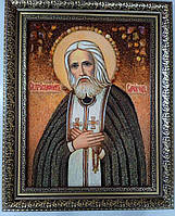 Ікона "Святий Серафим Саровський" рамка зі склом MMG 30*40 1 шт.