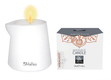 Свічка для масажу SHIATSU Сандалове Дерево, 130 гр