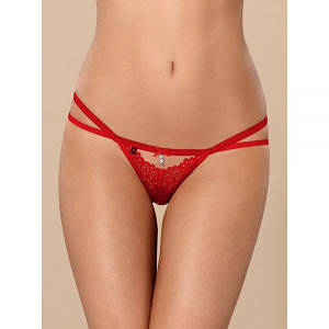 Стрінги Obsessive 838-THO-3 thong red L / XL, Червоний, L/ХL