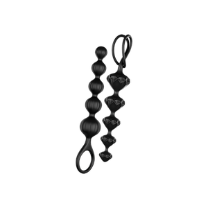 Набір анальних ланцюжків Satisfyer Love Beads, чорний