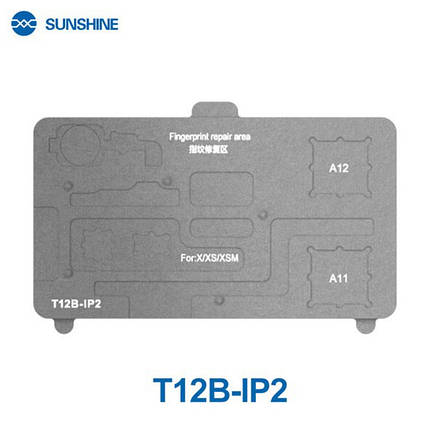 Нижній підігрів Sunshine SS-T12B IP2 для ремонту iPhone X/XS/Max/A11/A12/ Fingerprint / розшарування плати PCB, фото 1