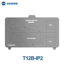 Нижній підігрів Sunshine SS-T12B IP2 для ремонту iPhone X/XS/Max/A11/A12/ Fingerprint / розшарування плати PCB