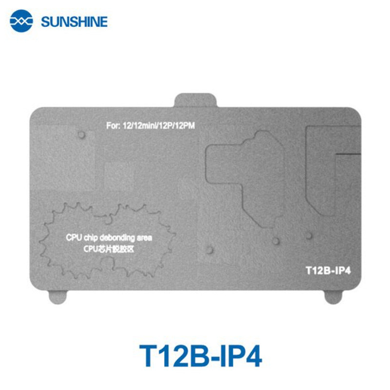 Нижній підігрів Sunshine T12B-IP4 для ремонту плати, процесора CPU iPhone 12 / Mini / Pro / Max