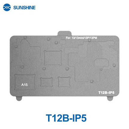 Нижній підігрів Sunshine SS-T12B IP5 для ремонту плати iPhone 13 / 13 Mini / 13 Pro / 13 Pro Max / A15, фото 1