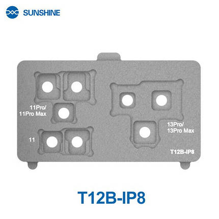Нижній підігрів Sunshine SS-T12B IP8 для ремонту камери iPhone 11 / 11 Pro / 11 Pro Max / 13 Pro / 13 Pro Max, фото 1