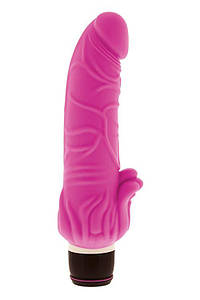 Вібромасажер PURRFECT SILICONE CLASSIC 7inch, PINK, Рожевий