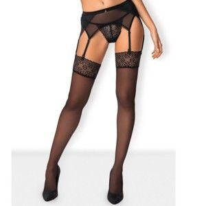 Панчохи Obsessive Shibu stockings black S / M