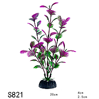 Декорация для аквариума растение S821 20*4*2,5 см (пластик)