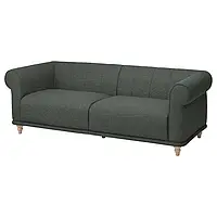 IKEA VISKAFORS(294.433.37), 3-местный диван, Лейде / серая / зеленая береза