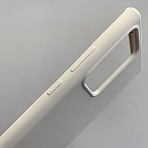 Чохол для Samsung Galaxy Note 20 Ultra силікон кейс чохол з мікрофіброю на самсунг нот 20 ультра пудровий r4e, фото 4