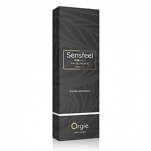 Чоловіча туалетна вода Orgie SENSFEEL + афродизіак, ефективна феромон-технологія, 10 мл