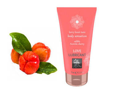 Їстівний лубрикант SHIATSU Love Барбадоська Вишня, 75 мл