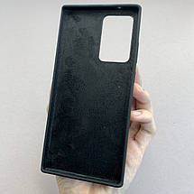 Чохол для Samsung Galaxy Note 20 Plus силікон кейс чохол з мікрофіброю на самсунг нот 20 плюс чорний r4e, фото 3