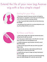 Перука яскраво руда з ефектом омбре Leg Avenue Ombre, розмір O/S, довжина 60 см, фото 5