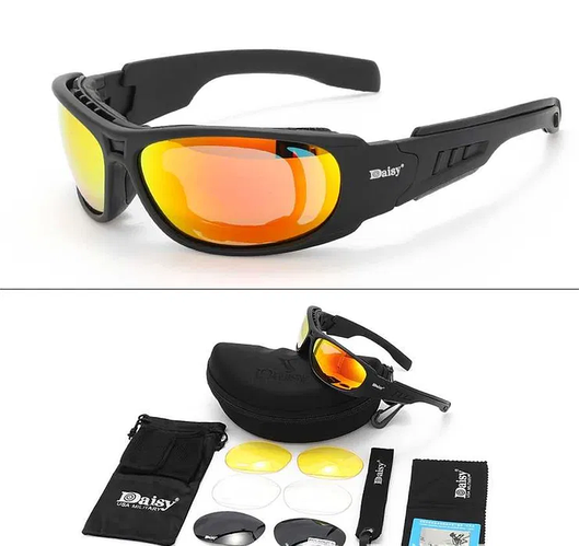 Тактические очки с диоптрической вставкой Daisy C6 (ID#1942738474 ...