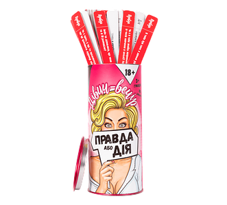 Гра для компанії Правда або Дія "Дівич-Вечір" Fun Games (UKR)