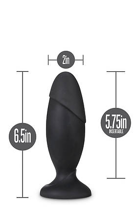 Анальна пробка Blush Anal Adventures Platinum Rocket Plug L, фото 3