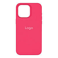 Чехол для iPhone 15 Pro Max Silicone Case Full Size AA Цвет 38 Shiny pink