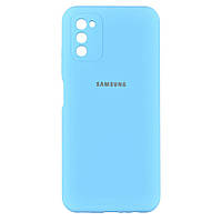 Чехол для Samsung A03s Full Case HQ with frame 164mm Цвет 16 Blue