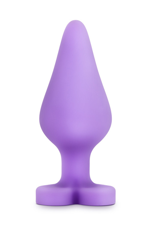 Анальна пробка PLAY WITH ME CANDY HEART FUCK ME PURPLE
