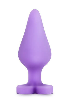 Анальна пробка PLAY WITH ME CANDY HEART FUCK ME PURPLE, фото 1