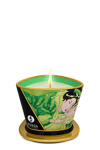 Свічка для масажу Shunga Massage Candle Exotic Green Tea із ароматом зеленого чаю, 170 мл