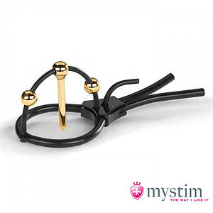 Лассо на пеніс з уретральним катетером та електростимуляцією MYSTIM - Mystim Plunging Pete