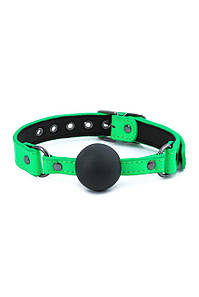 Кляп GREEN BONDAGE COUTURE BALL GAG BLACK