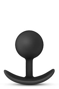 Анальний плаг з внутрішньою кулькою Blush Anal Adventures чорний
