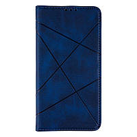 Чехол-книжка Business Leather для Samsung Galaxy A12 Eur Ver Цвет Синий