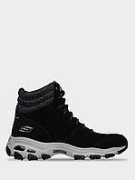 Оригінальні жіночі черевики Skechers D'LITESS CHILL FLURRY ( 49727 BLK )