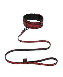 Нашийник та повідець Fifty Shades of Grey Sweet Anticipation Reversible Faux Leather Collar and Lead