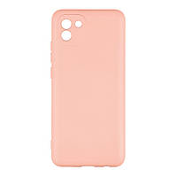 Чехол Full Case TPU+Silicone Touch No Logo для Samsung A03 4G Цвет 12, Pink