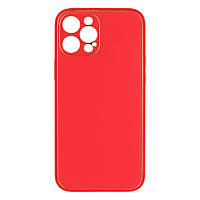 Чехол для iPhone 12 Pro Max Leather Gold with Frame without Logo Цвет 2 Red