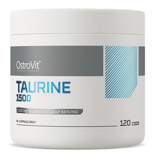 Амінокислоти (БЦАА) OstroVit Taurine 1500 mg (120 капсул.), фото 1