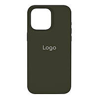 Чехол для iPhone 15 Pro Max Silicone Case Full Size AA Цвет 71 Cyprus Green