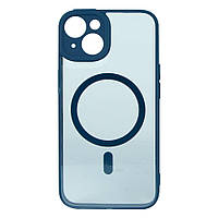 Чехол для iPhone 14 Baseus Frame Series Magnetic Case Glass 0.22mm ARJT020003 Цвет blue