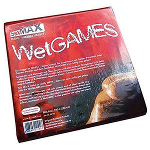 Простирадло для масажу BDSM-Sex MAX WetGAMES Sex sheet, 180 x 220 cm, red