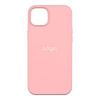 Чехол для iPhone 15 Plus Silicone Case Full Size AA Цвет 06 Light pink