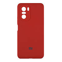 Чехол для Xiaomi Poco F3 Full Case HQ with frame Цвет 14 Red