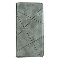 Чехол-книжка Business Leather для Samsung Galaxy A12 Eur Ver Цвет Серый