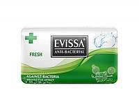 Мыло туалетное EVISSA ANTI-BACTERIAL SOAP PAPER WRAPPED 90 g/Pc FRESH