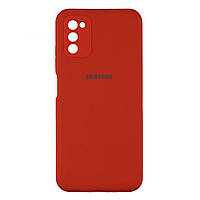 Чехол для Samsung A03s Full Case HQ with frame 164mm Цвет 14 Red