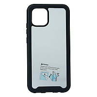 Чехол Shockproof Black Frame+ Transparent Back для Samsung A03 4G Цвет 18, Black