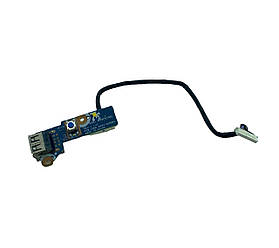 Плата USB з кнопкою вмикання і шлейфом для ноутбука Samsung R580 (BA92-05996A)