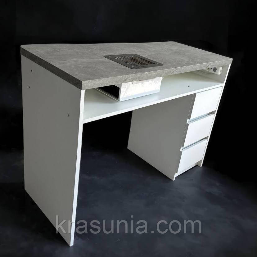 Манікюрний стіл Mark SM-100 з нішою та витяжкою, фото 1