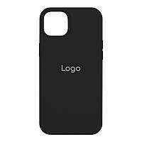 Чехол для iPhone 15 Plus Silicone Case Full Size AA Цвет 18 Black