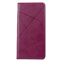 Чехол-книжка Business Leather для Samsung Galaxy A03 Цвет Бордо
