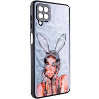 TPU+PC чехол Prisma Ladies для Samsung Galaxy A22 4G Dog, TPU+PC Rabbit, TPU+PC