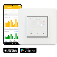 Сенсорный Wi-Fi терморегулятор Terneo sx, белый